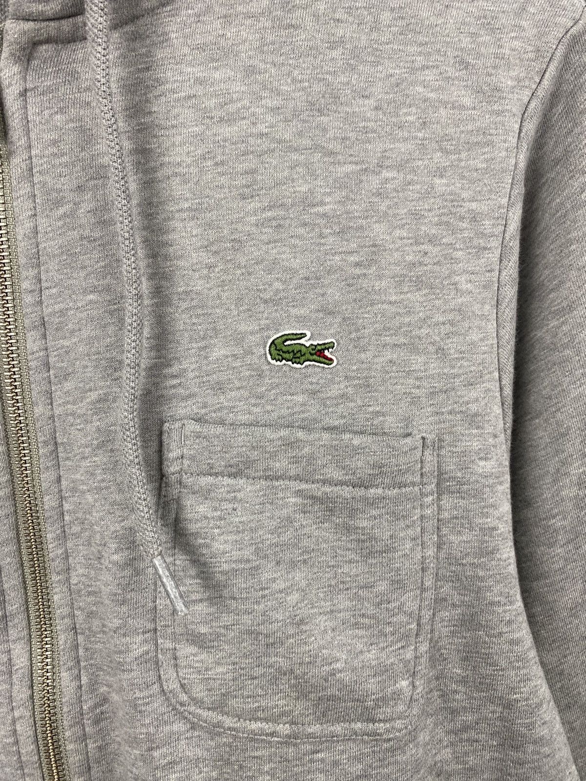 Lacoste 🇺🇸 Vintage Lacoste Clastic Zip Hoodie Rare Retro Hype Y2K Size US M / EU 48-50 / 2 - 4 Thumbnail