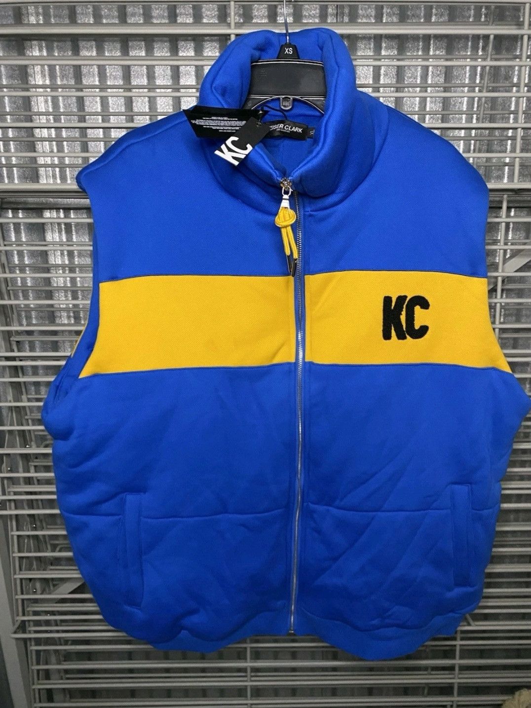 Keiser Clark keiser clark moon rocks Blue Yellow puffer Full Zip Size XL Size US XL / EU 56 / 4 - 2 Thumbnail