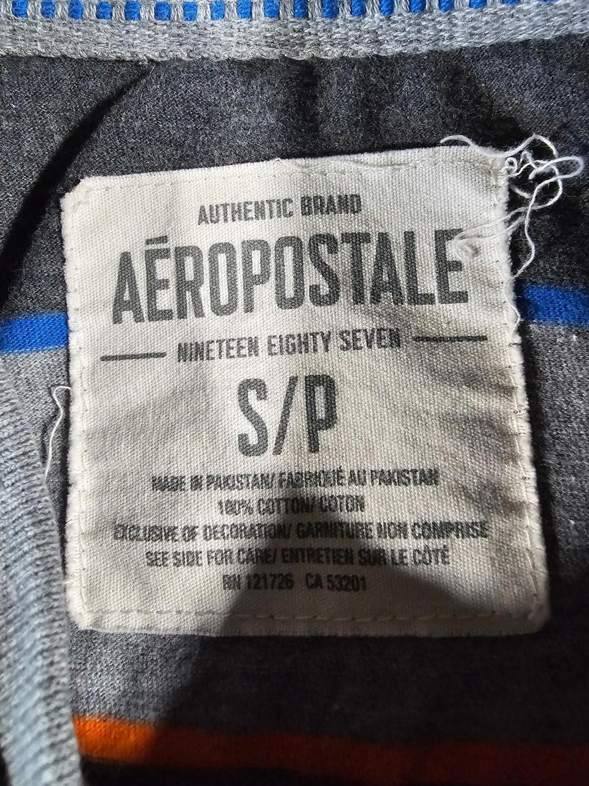 Aeropostale Aeropostale Small Striped Pocket Tshirt Size S / US 4 / IT 40 - 4 Thumbnail