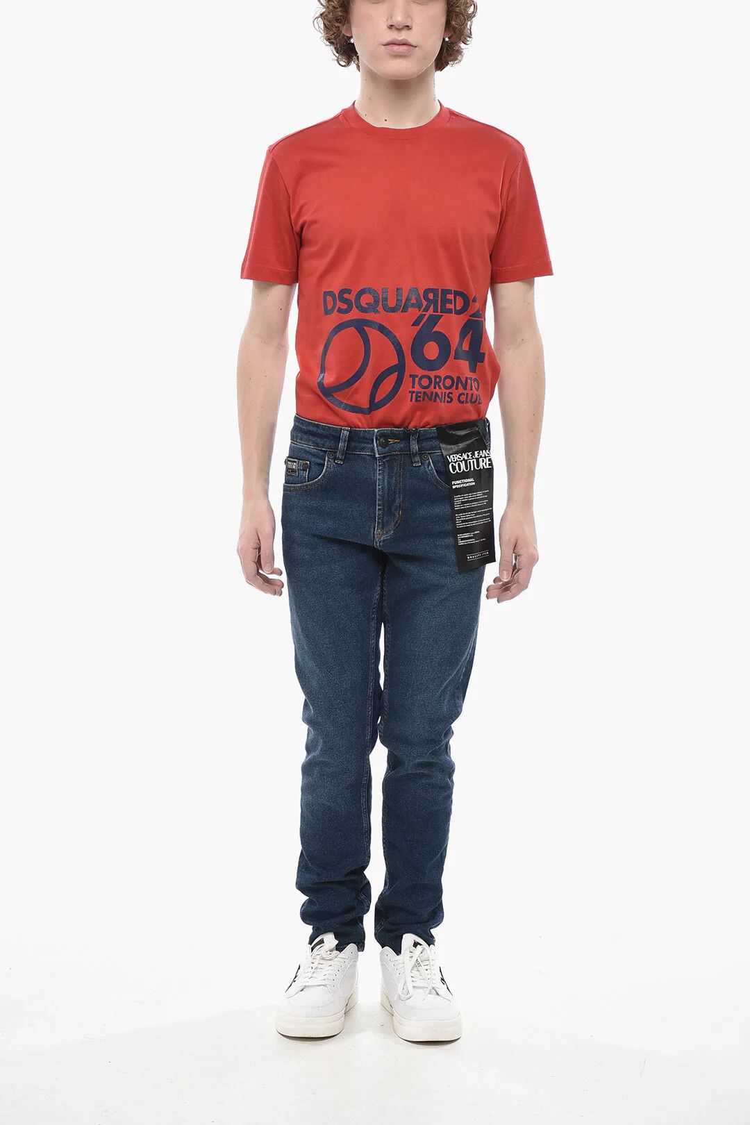 Versace og1mm0426 Skinny Fit Jeans in Blue Size US 30 / EU 46 - 4 Thumbnail
