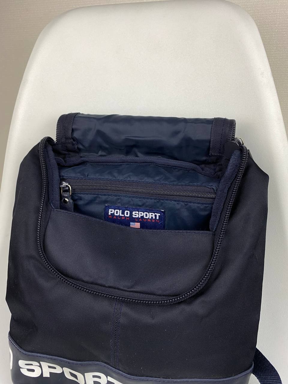 Polo Ralph Lauren × Vintage VTG 1990's Polo Sport by Ralph Lauren Mini Backpack Size ONE SIZE - 13 Thumbnail