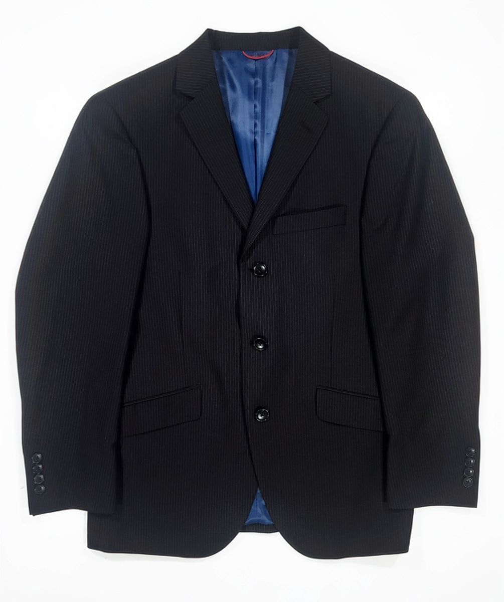 Billy London Billy London Pinstripe 3-Button Suit Blazer Jacket Sz 36S Size 36S - 1 Thumbnail