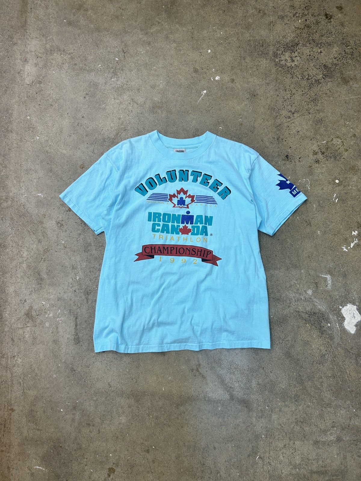 Vintage 90s Vintage Ironman Canada Triathalon Tee Large Size US L / EU 52-54 / 3 - 1 Thumbnail