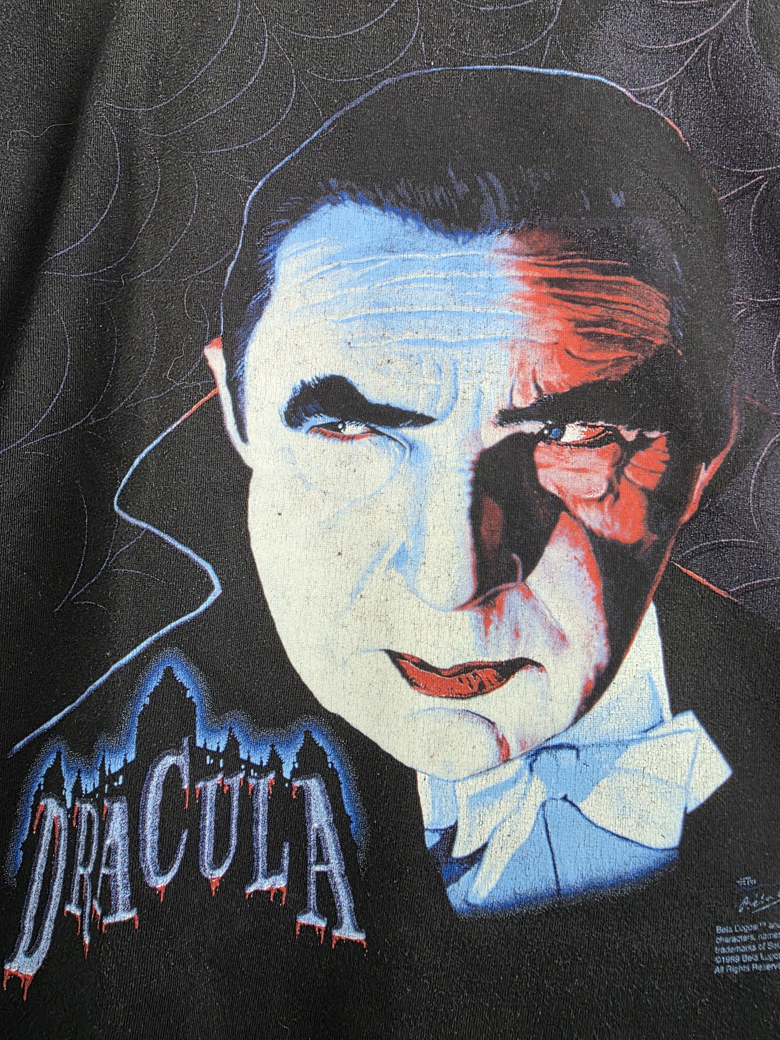 Band Tees × Vintage 1999 Bela Lugosi Dracula 90s vintage horror movie L 22" 28" Size US L / EU 52-54 / 3 - 4 Thumbnail