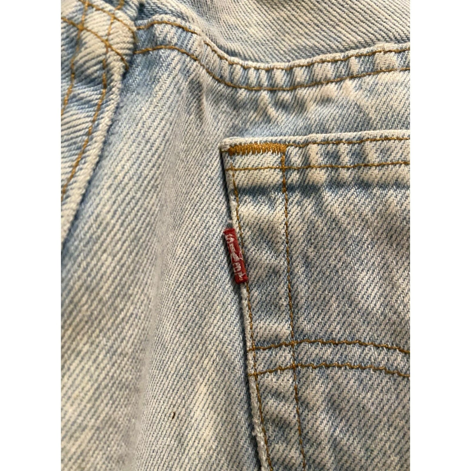 Levi's VINTAGE Levi’s 501 Jeans Button Fly Acid Wash 33x34 Made In USA Jeans Mens Size US 33 - 7 Thumbnail