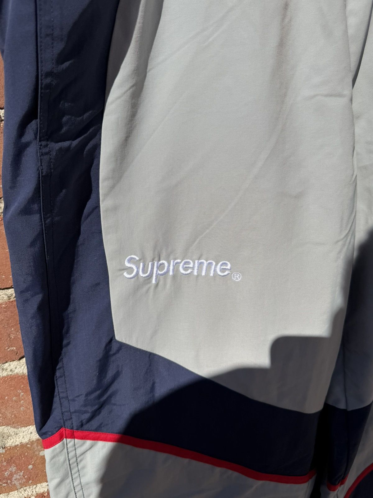 New York Yankees × Supreme Supreme New York Yankee Track Pants Size US 34 / EU 50 - 2 Thumbnail