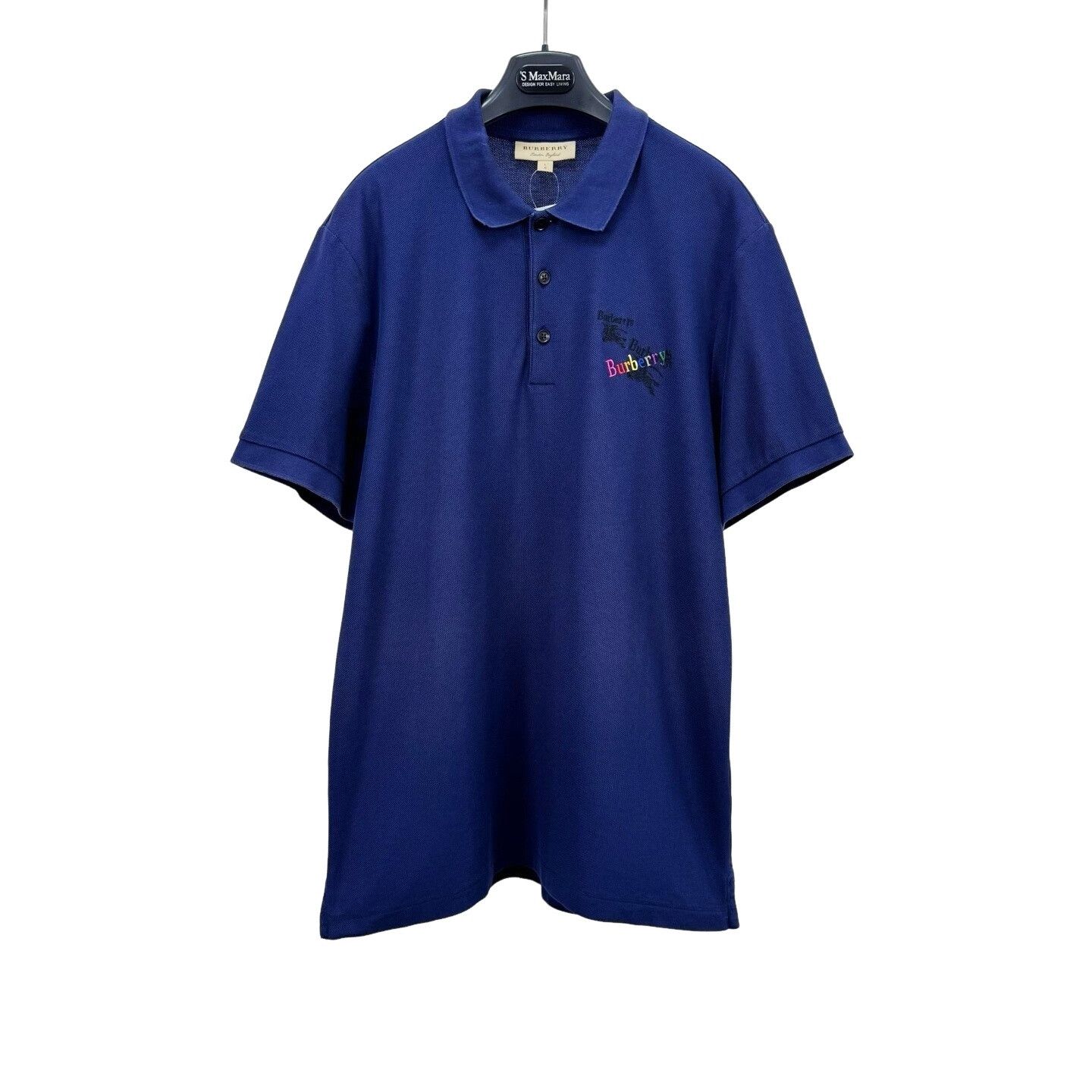 Burberry Burberry Rainbow Logo Embroidered Polo Shirt Size L Size US L / EU 52-54 / 3 - 1 Thumbnail