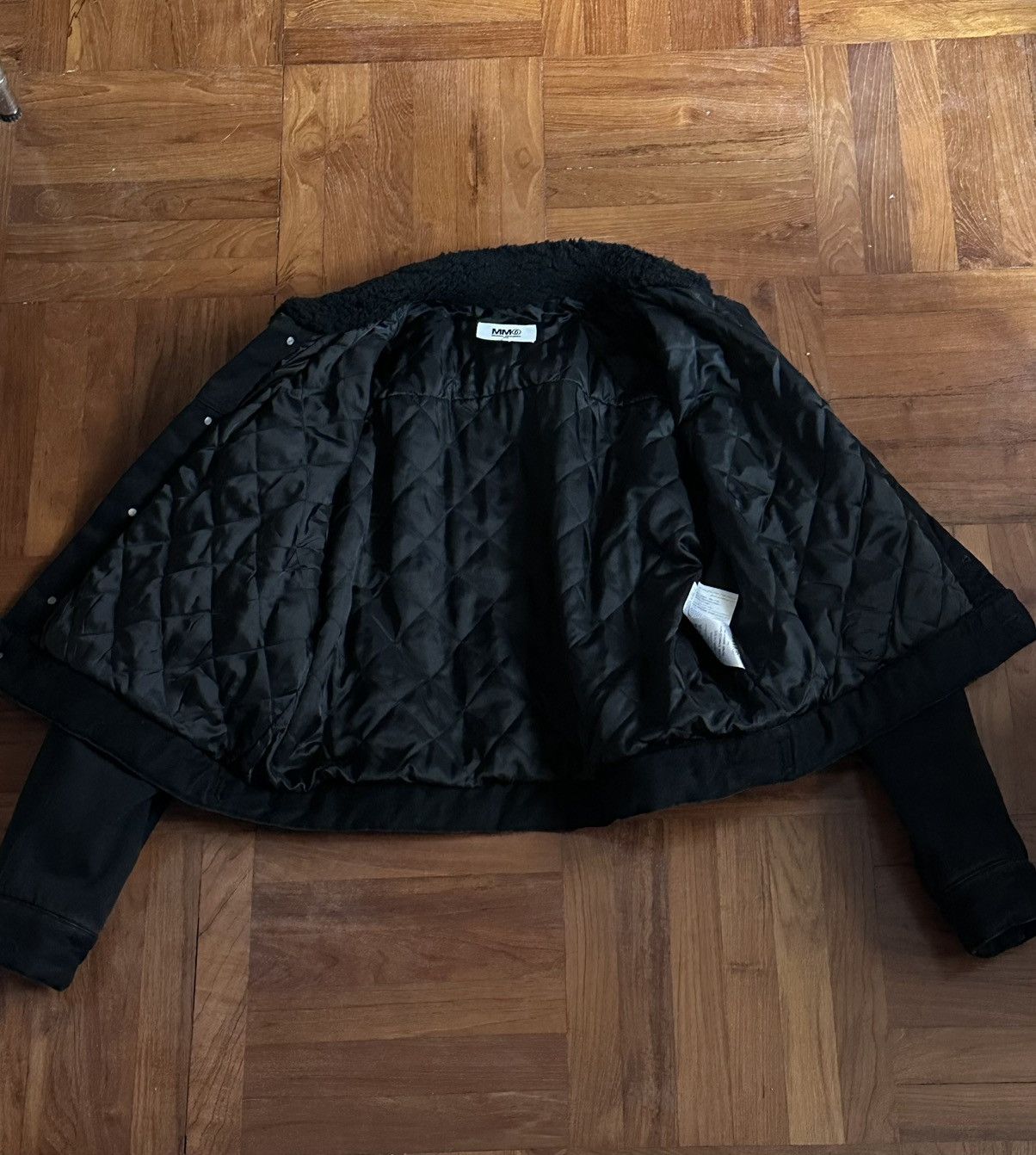 Maison Margiela MM6 faux shearling denim jacket Size US L / EU 52-54 / 3 - 3 Thumbnail