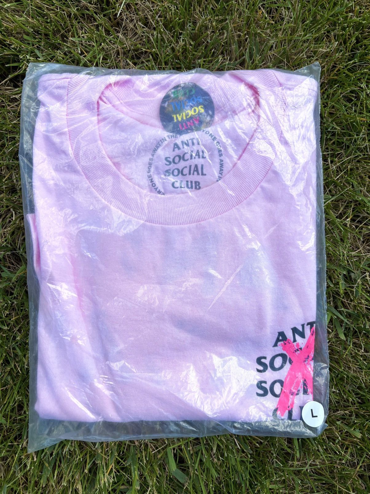 Anti Social Social Club Anti Social Social Club Pink T-Shirt Brand New Large Tee Size US L / EU 52-54 / 3 - 1 Thumbnail