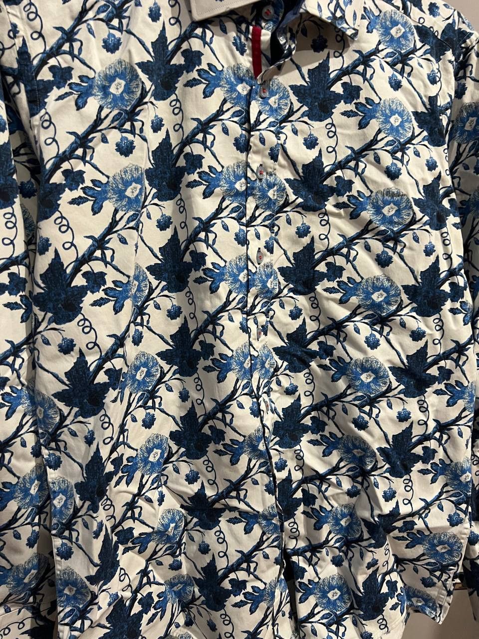 Other CLAUDIO LUGLI COUTURE ITALY ABSTRACT BUTTON MENS SHIRT SZ L Size US L / EU 52-54 / 3 - 6 Thumbnail