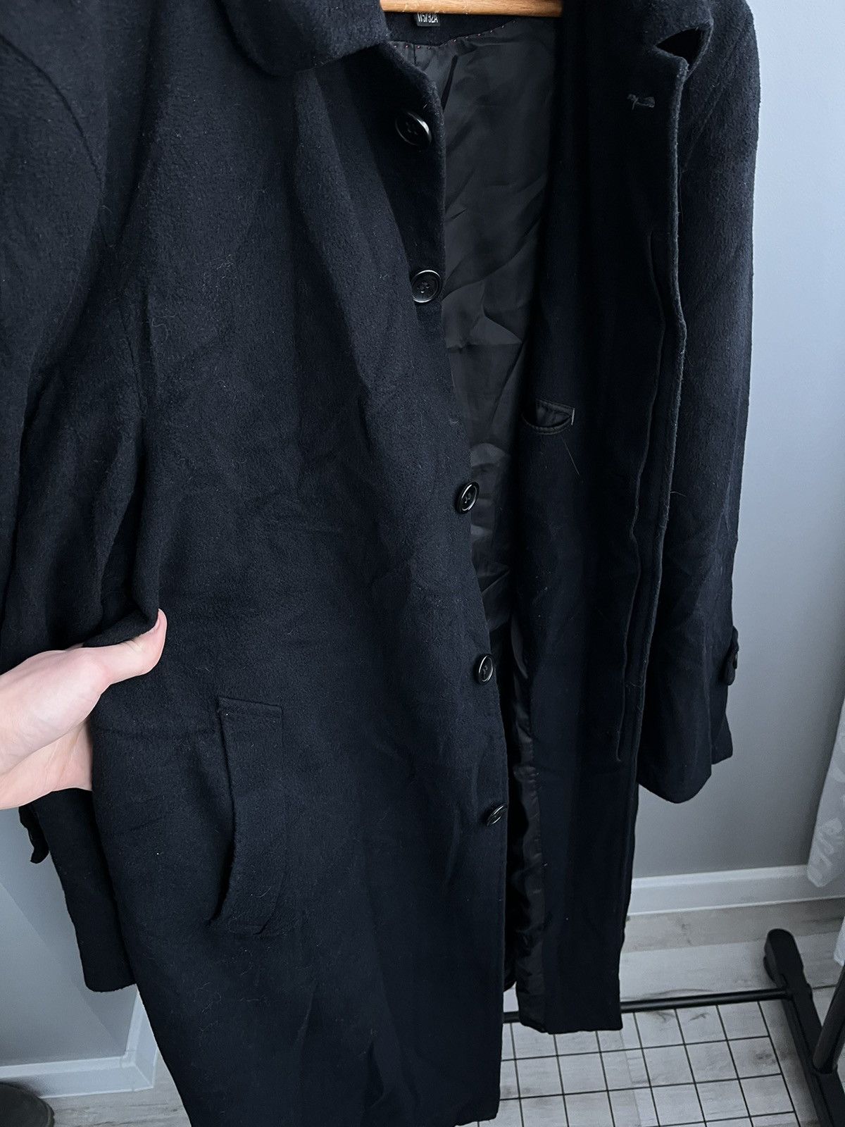 Le Grande Bleu (L.G.B.) × Paul Smith Vintage Paul Smith London Wool Coat Long Trench Jacket Japan Size US L / EU 52-54 / 3 - 7 Thumbnail