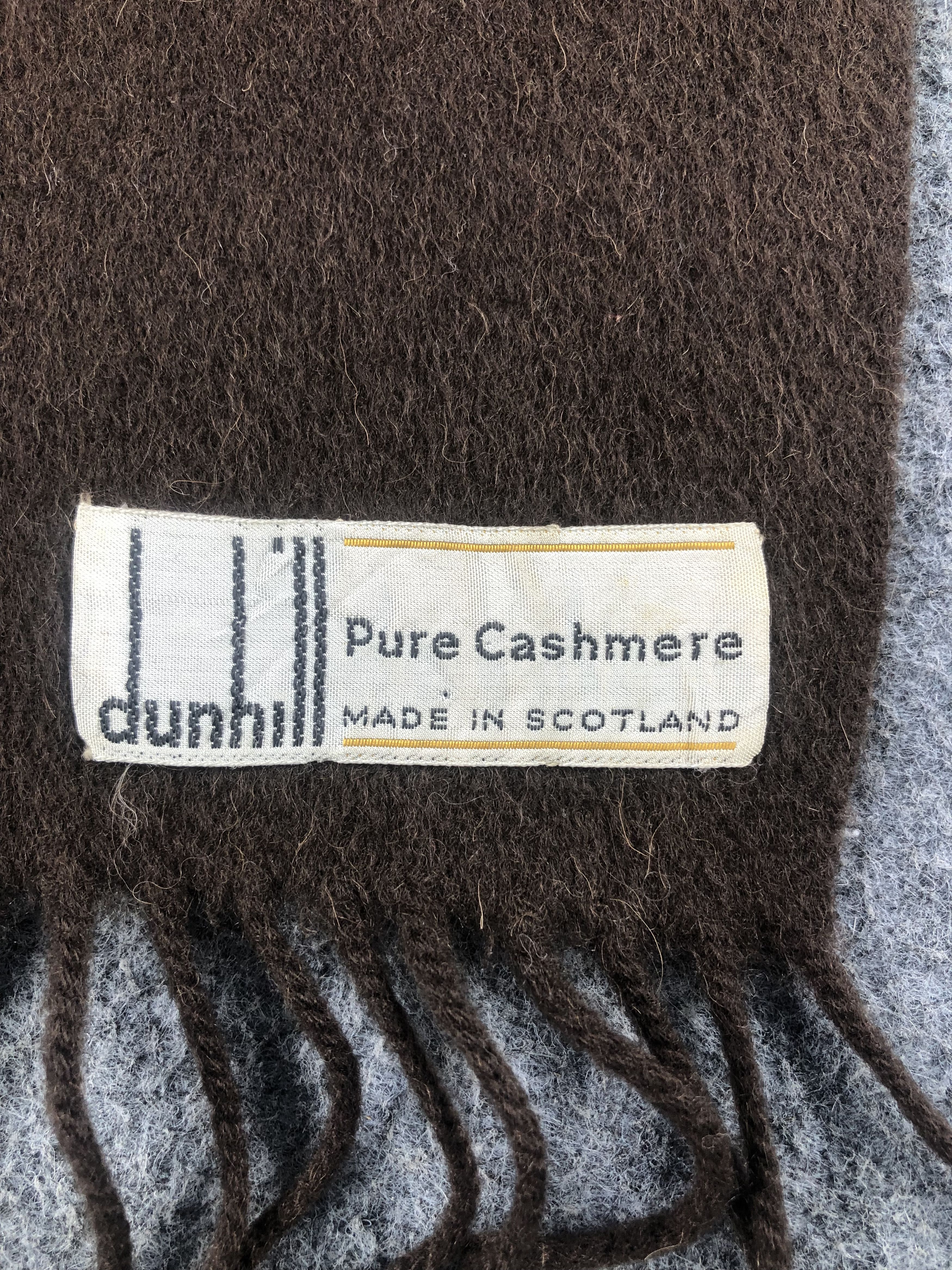 Alfred Dunhill Alfred Dunhill Cashmere Scarf / Muffler / Neckwear Size ONE SIZE - 6 Thumbnail