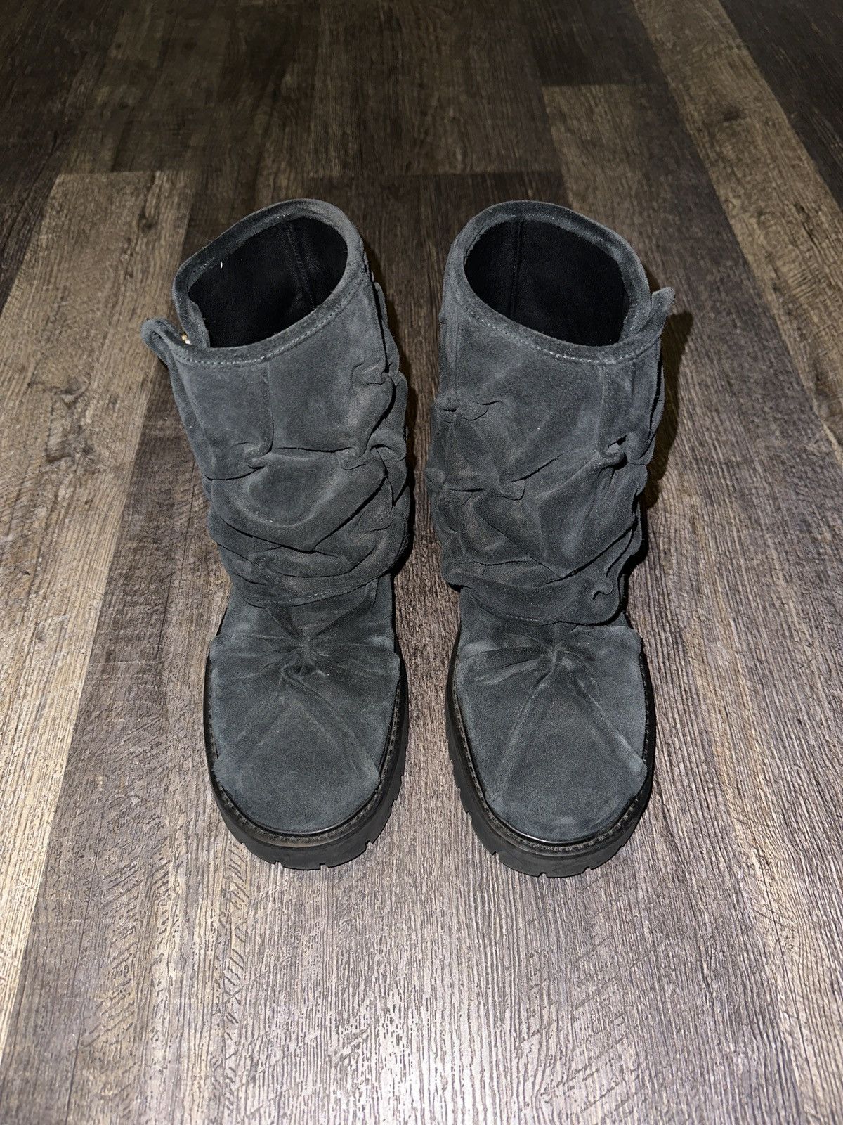 Bad Son Badson Pinch Boots Dark Grey Suede Size US 8 / EU 41 - 2 Thumbnail