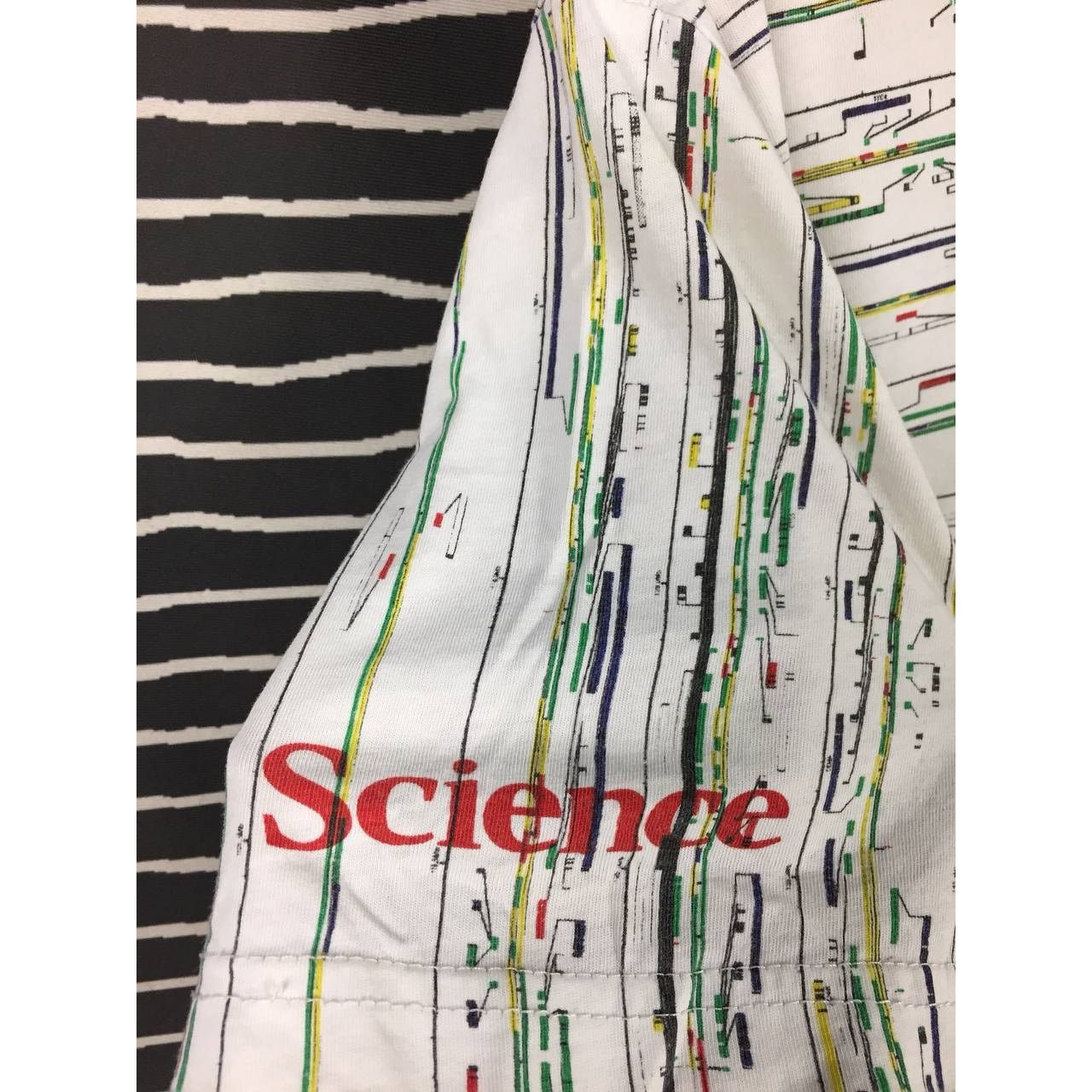 Arts & Science Science Abstract Data Chart Pattern All Over Print Tee Size US L / EU 52-54 / 3 - 7 Thumbnail