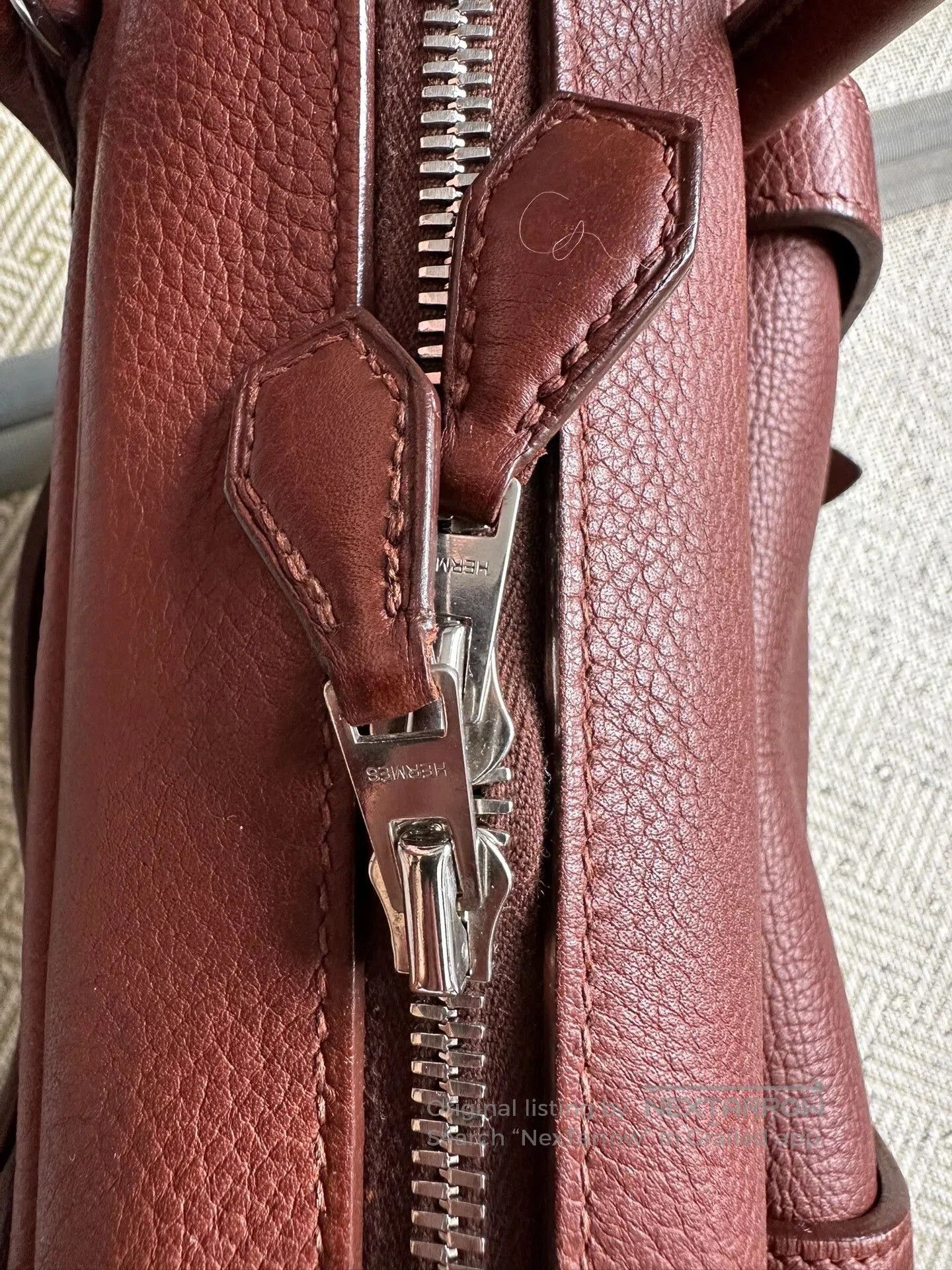 Hermes hermes brown leather briefcase in excellent condition. Size ONE SIZE - 4 Thumbnail