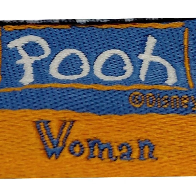 Disney Pooh Woman Disney Embroidered Shirt Blue 22W/24W Button-Up Striped Long Sleeve Cotton Eeyore Womens Shirt Size 3XL / US 20-22 - 5 Thumbnail