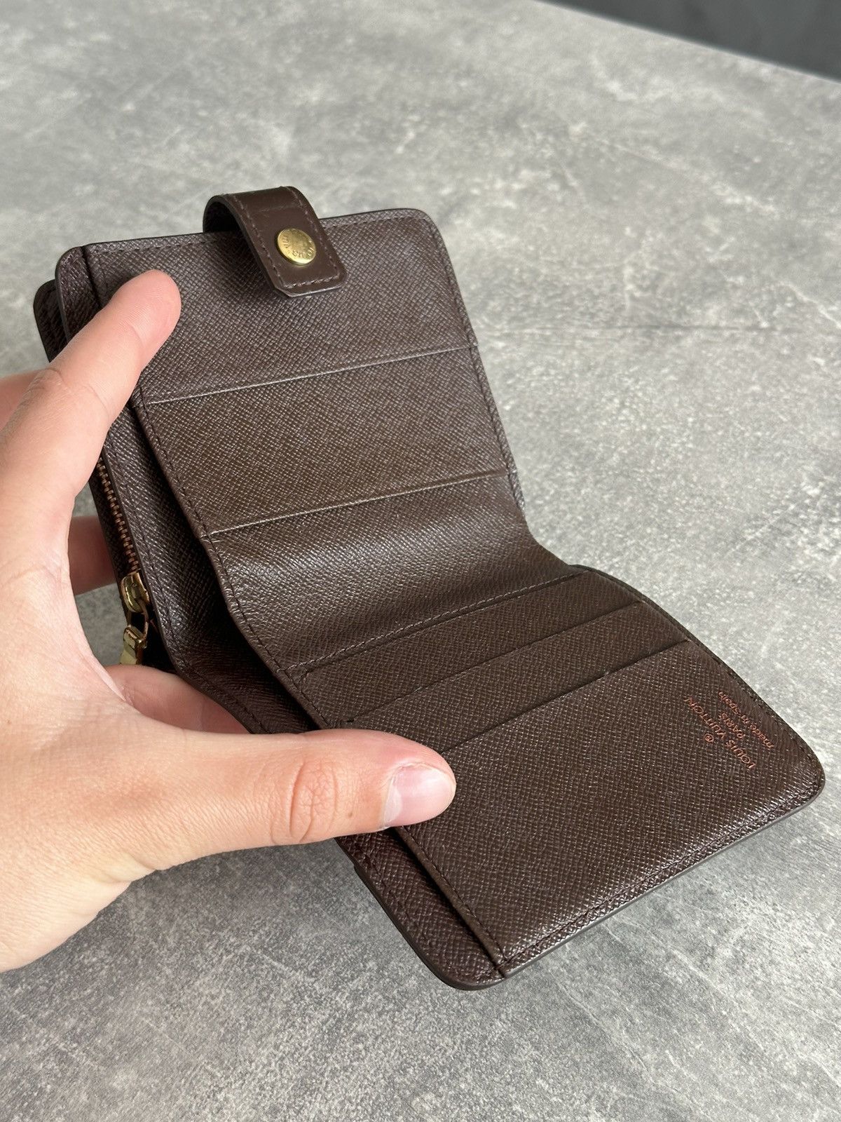 Louis Vuitton Louis Vuitton Threefold Damier Ebene Compact Zippy Wallet Size ONE SIZE - 15 Thumbnail