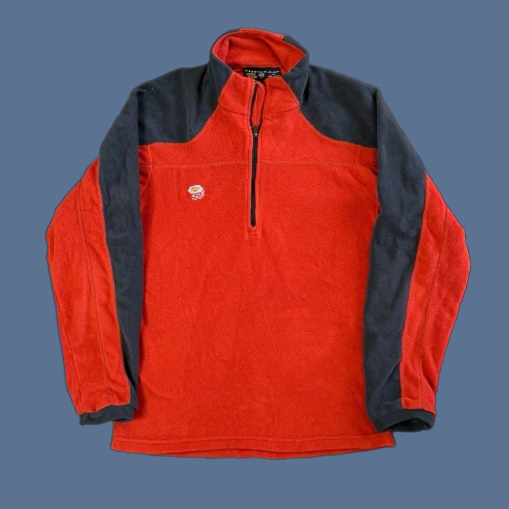 Mountain Hardwear Mountain Hardwear Fleece Shirt Zip Orange M Mens 1/4 Zip Hiking Outdoor Polyester Regular Size Medium Color Orange Size US M / EU 48-50 / 2 - 1 Thumbnail