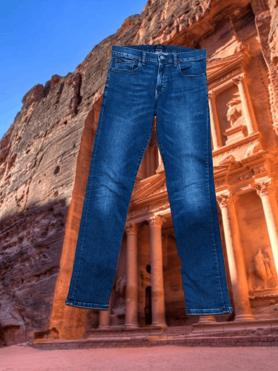 Polo Ralph Lauren Denim pants Polo Ralph Lauren vintage blue jeans Y2K Size US 30 / EU 46 - 1 Thumbnail