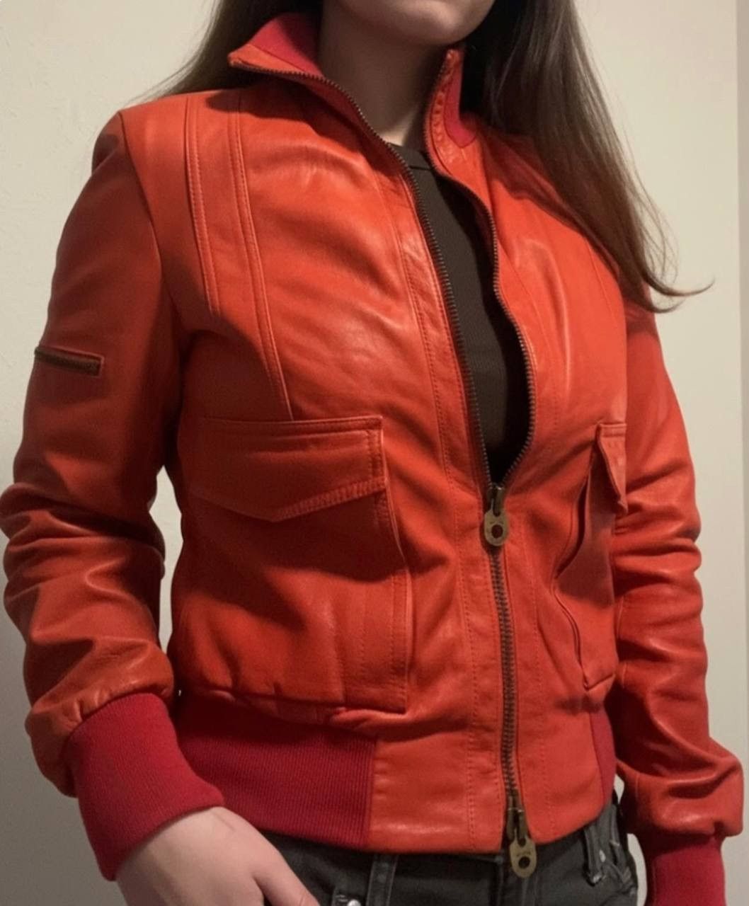 Bally Bally Y2K aesthetic Lambskin Leather Cropped Bomber Size XS / US 0-2 / IT 36-38 - 1 Thumbnail