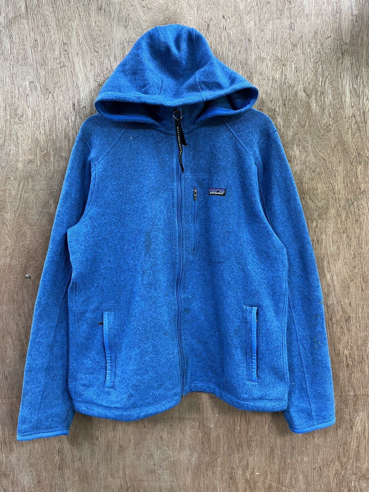 Patagonia × Vintage ⚡️STEALS⚡️Patagonia Zipper Hoodie Fleece Jacket Size US L / EU 52-54 / 3 - 1 Thumbnail