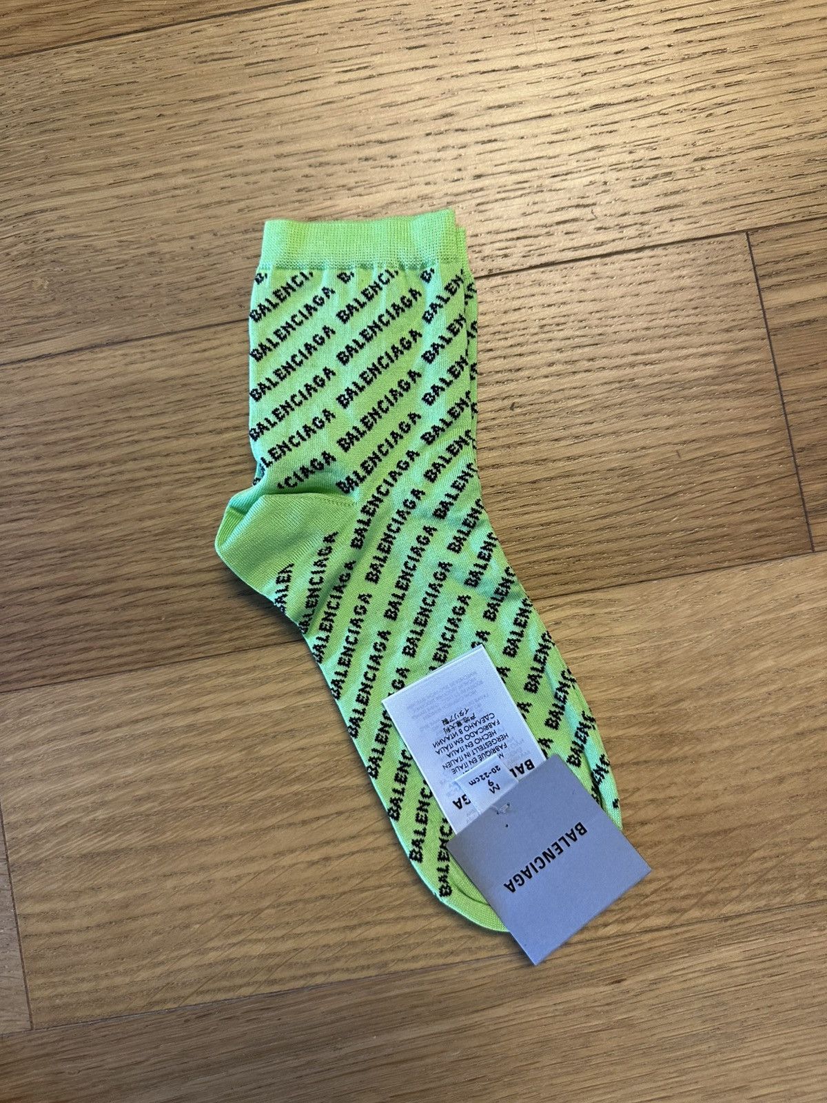 Balenciaga Balenciaga all over logo socks Size ONE SIZE - 2 Thumbnail