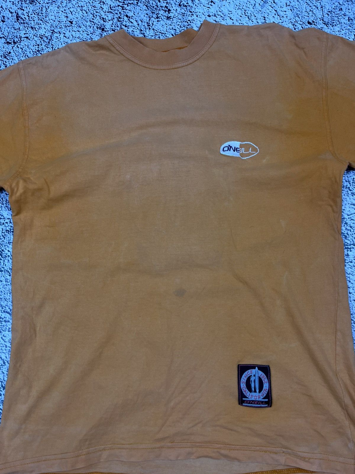 O'Neill Vintage 90s O’Neil Faded Trashed t shirt Bog Logo Surf L Size US L / EU 52-54 / 3 - 4 Thumbnail