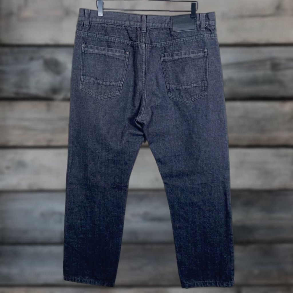 Southpole VINTAGE Southpole Jeans Baggy Tapered Leg Black Denim 38 x 30 Mens Regular 5-Pocket Style Hip Hop Size US 38 / EU 54 - 1 Thumbnail