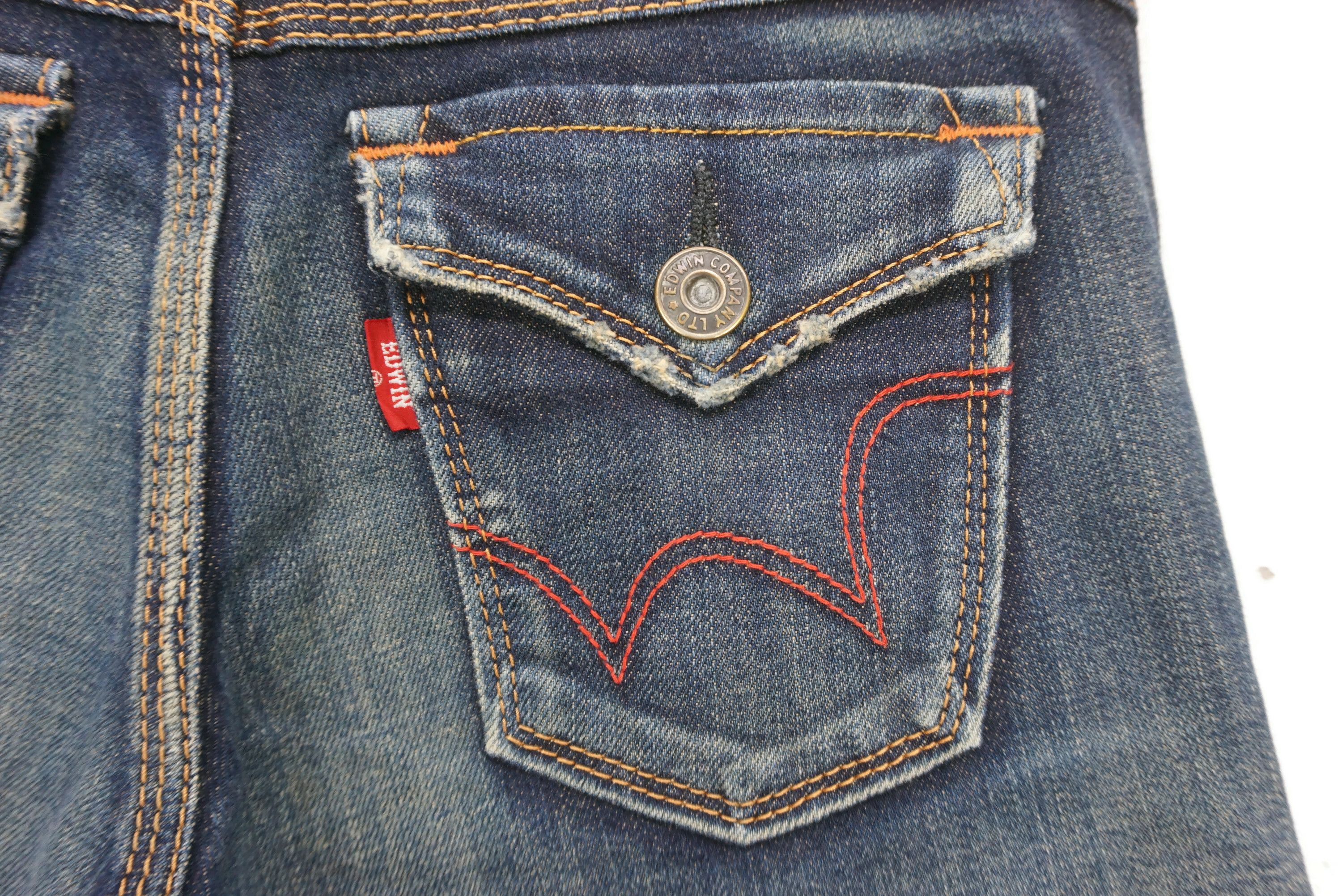 Japanese Brand Edwin Jeans Size 28 fit W30xL30 Made in Japan Blue Trip Size 28" / US 6 / IT 42 - 7 Thumbnail