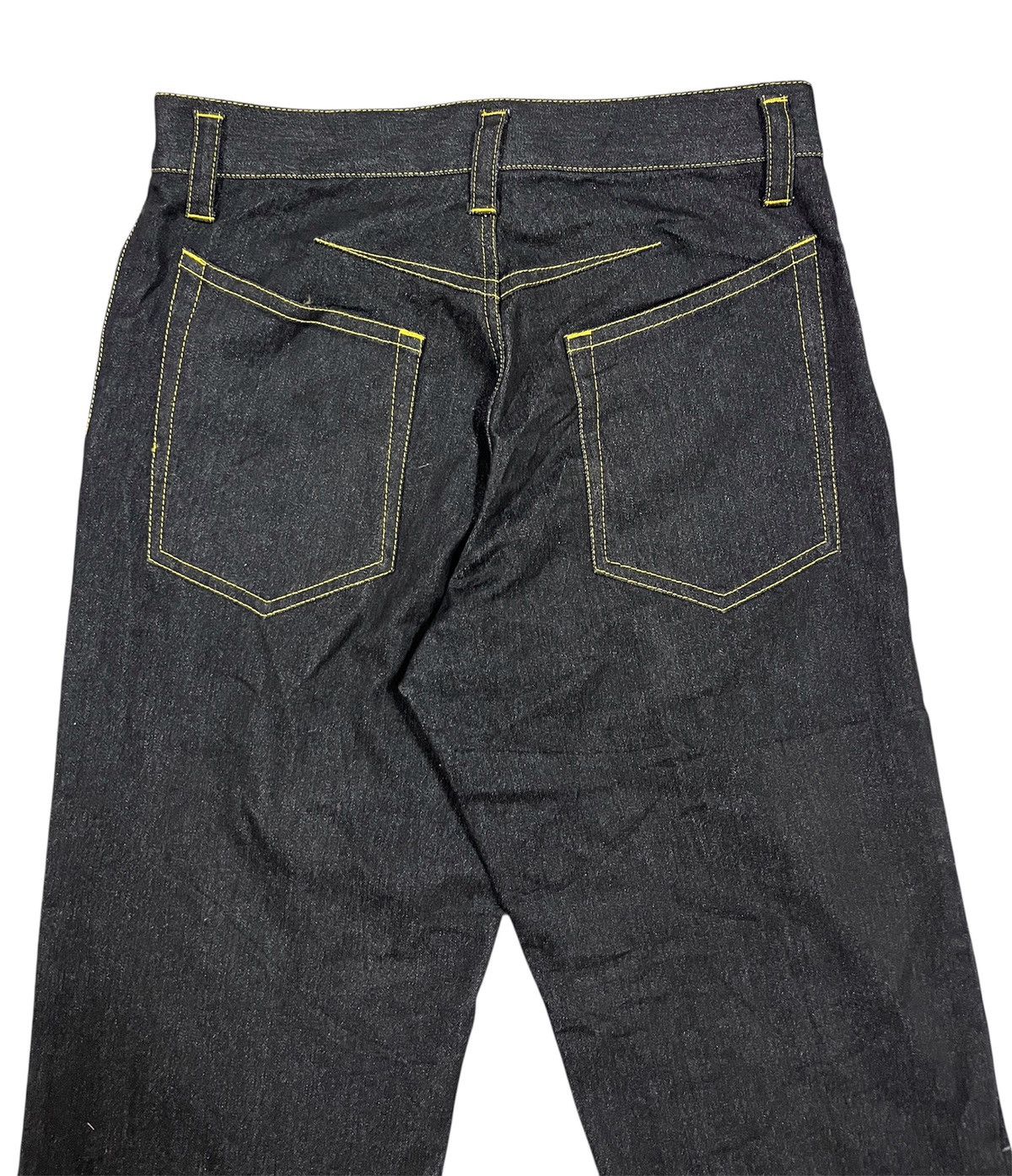 Yohji Yamamoto A.A.R YOHJI DESIGN STUDIO DENIM STRECH Size US 31 - 9 Thumbnail