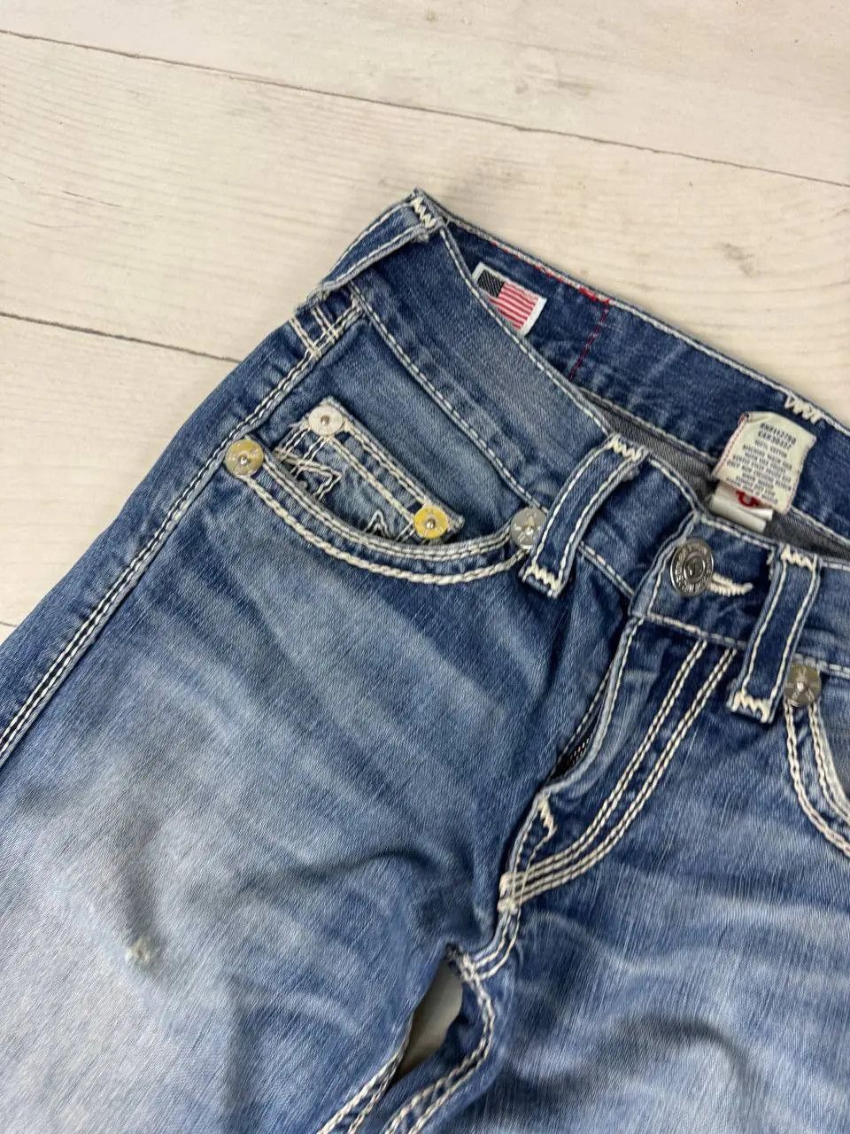 True Religion Vintage True Religion Baggy Denim Jeans Size US 30 / EU 46 - 8 Thumbnail