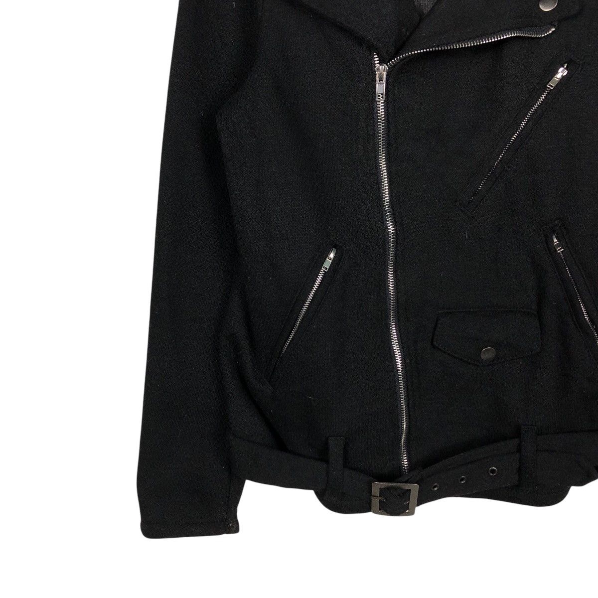 Japanese Brand 📌Biker Jacket Double Collar Corona Japan Rich Black Belt Size US M / EU 48-50 / 2 - 5 Thumbnail