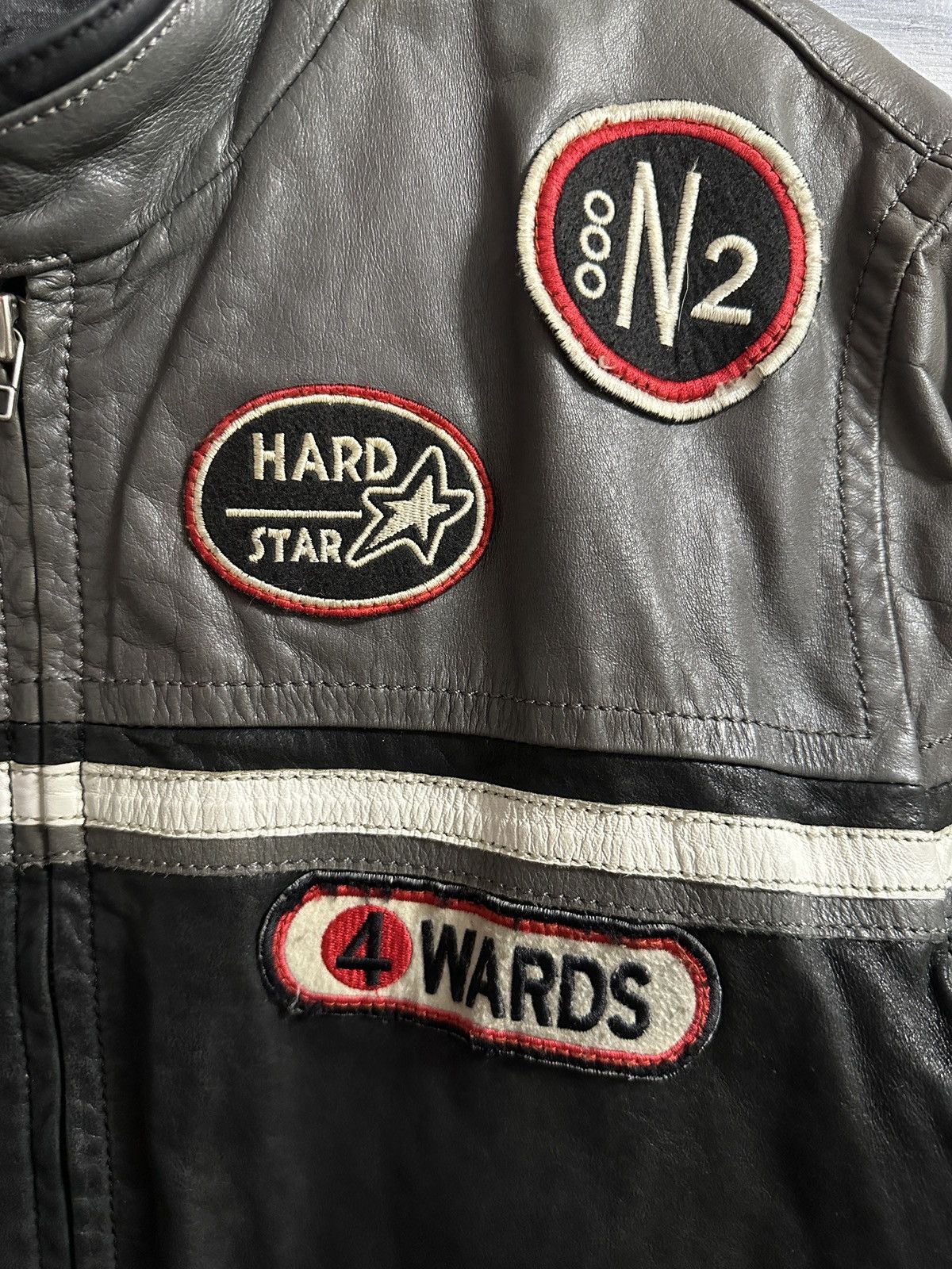 Other Rare 4 Wards Leather Jacket Racing Motorcycle Size US M / EU 48-50 / 2 - 3 Thumbnail