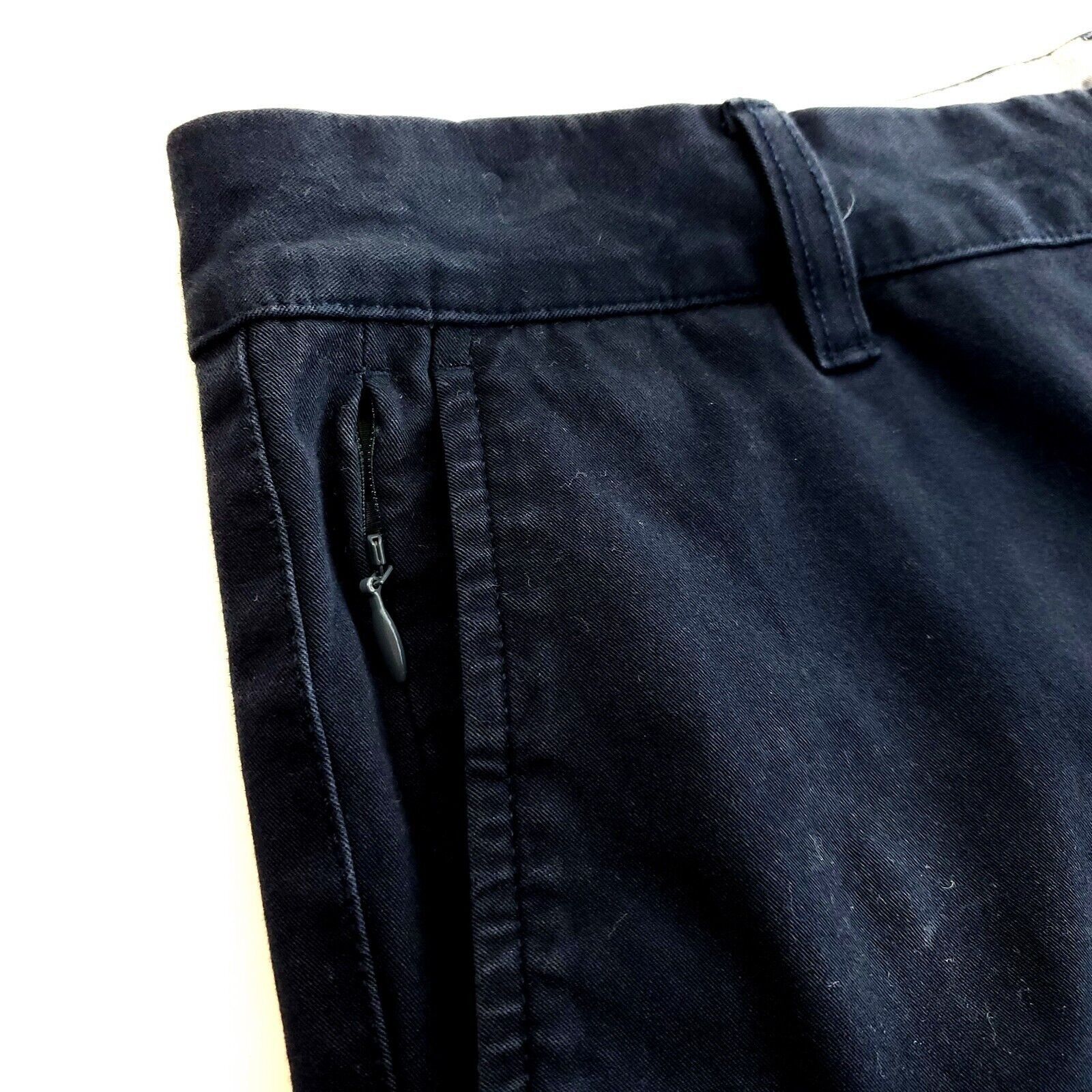 Bonobos Bonobos Slim Blue Chino Pants Flat Front Mid Rise Coin Pocke Size US 33 - 8 Thumbnail