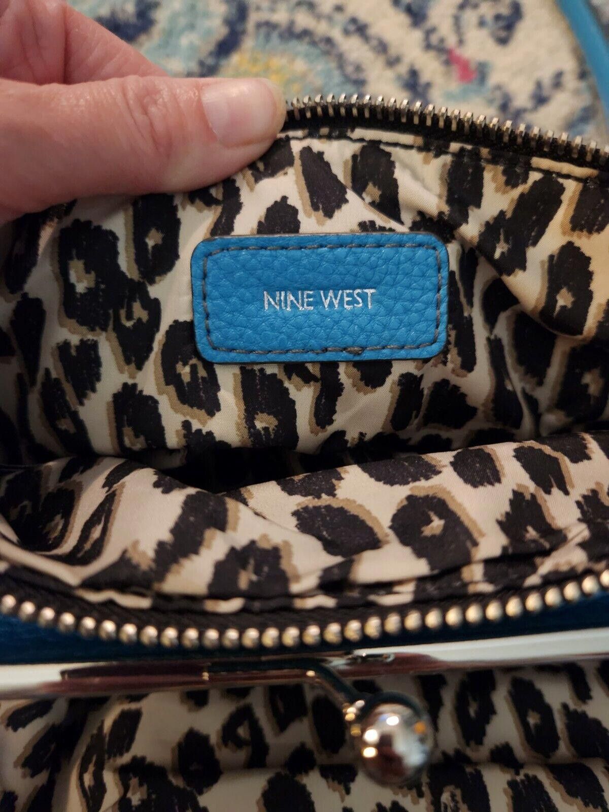 Nine West Blue Nine West Square Crossbody Purse Size ONE SIZE - 5 Thumbnail