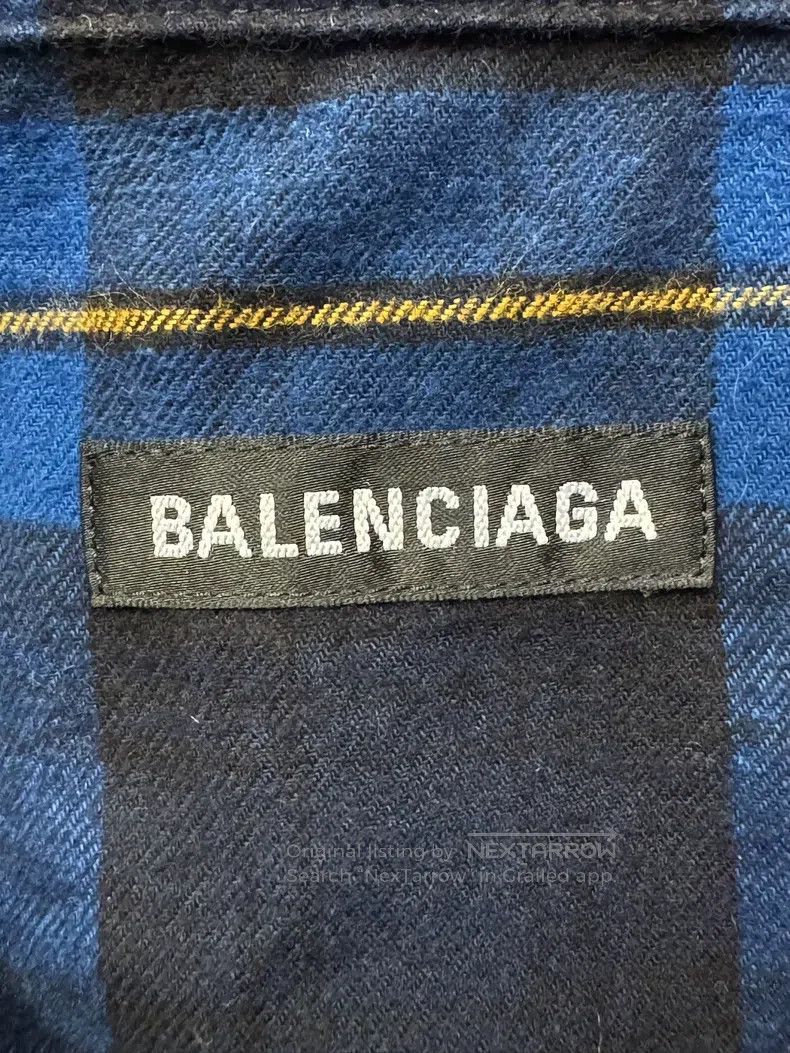 Balenciaga Balenciaga Oversized plaid shirt Size US S / EU 44-46 / 1 - 6 Thumbnail