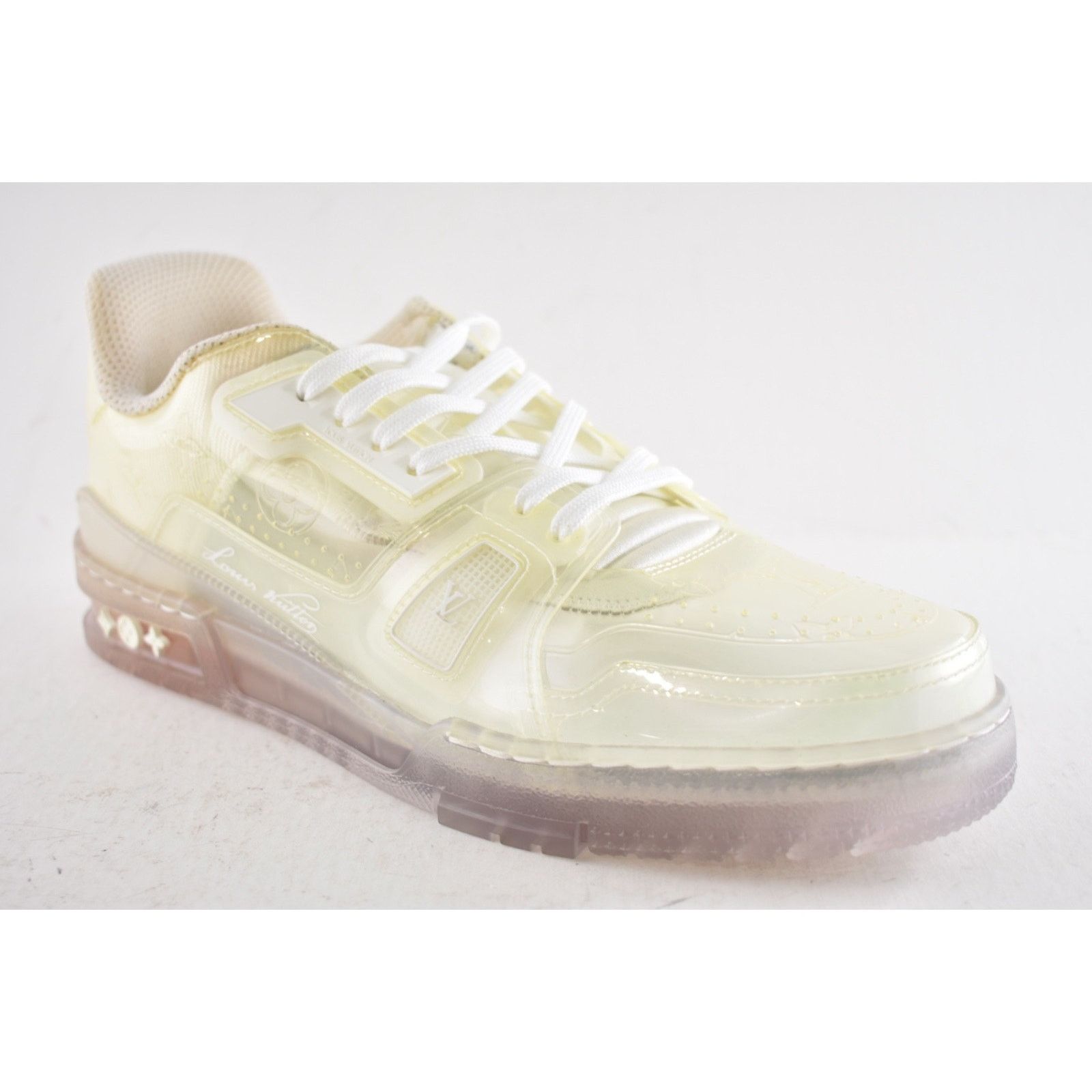 Louis Vuitton Louis Vuitton Transparent Clear PVC Logo Low Top Trainer Size US 9 / EU 42 - 8 Thumbnail