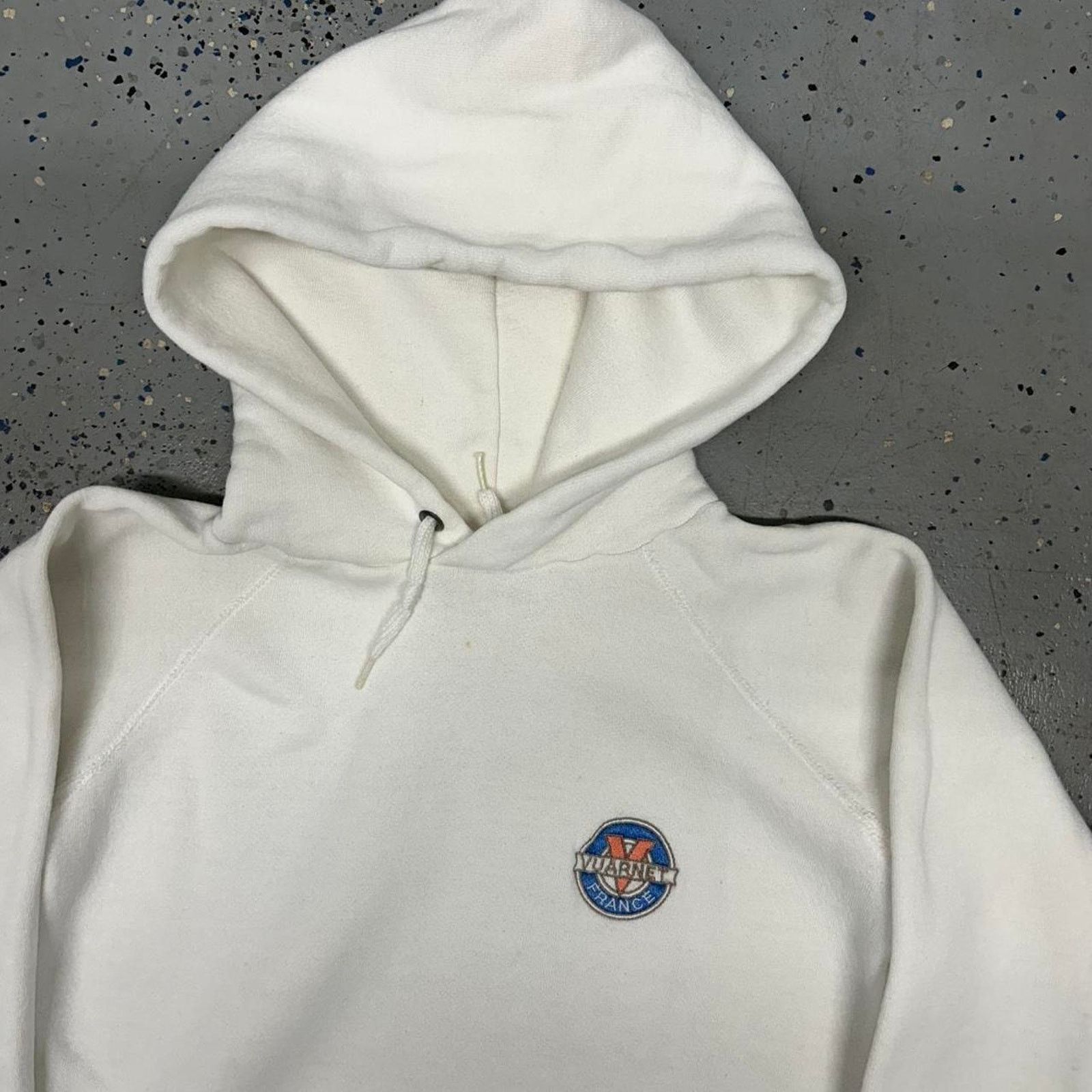 Vuarnet White vintage French Vuarnet hoodie with embroidered logo Size S / US 4 / IT 40 - 2 Thumbnail