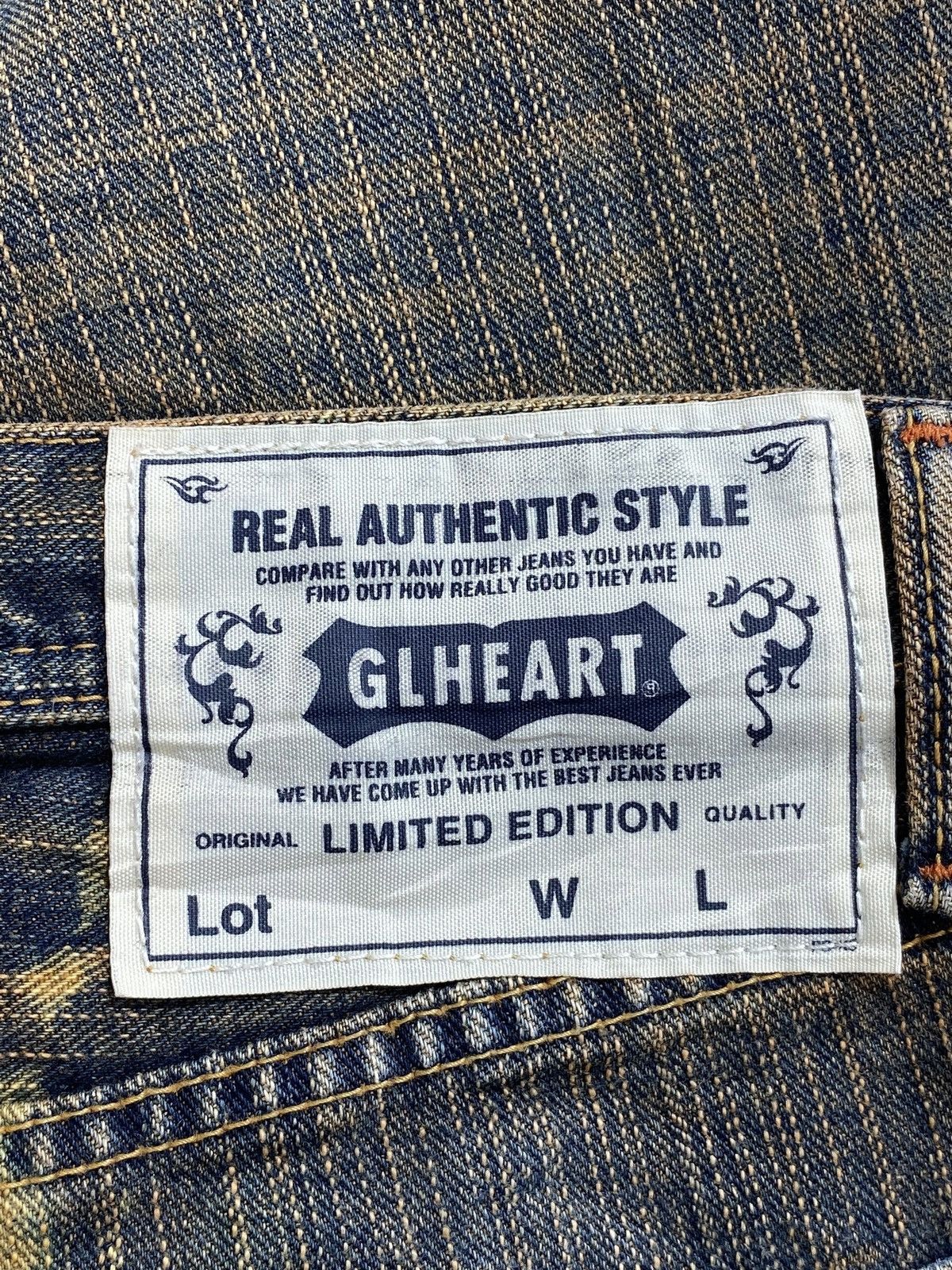 Japanese Brand Japanese Brand GLHEART Rusty Wash Loose Jeans Size US 31 - 13 Thumbnail