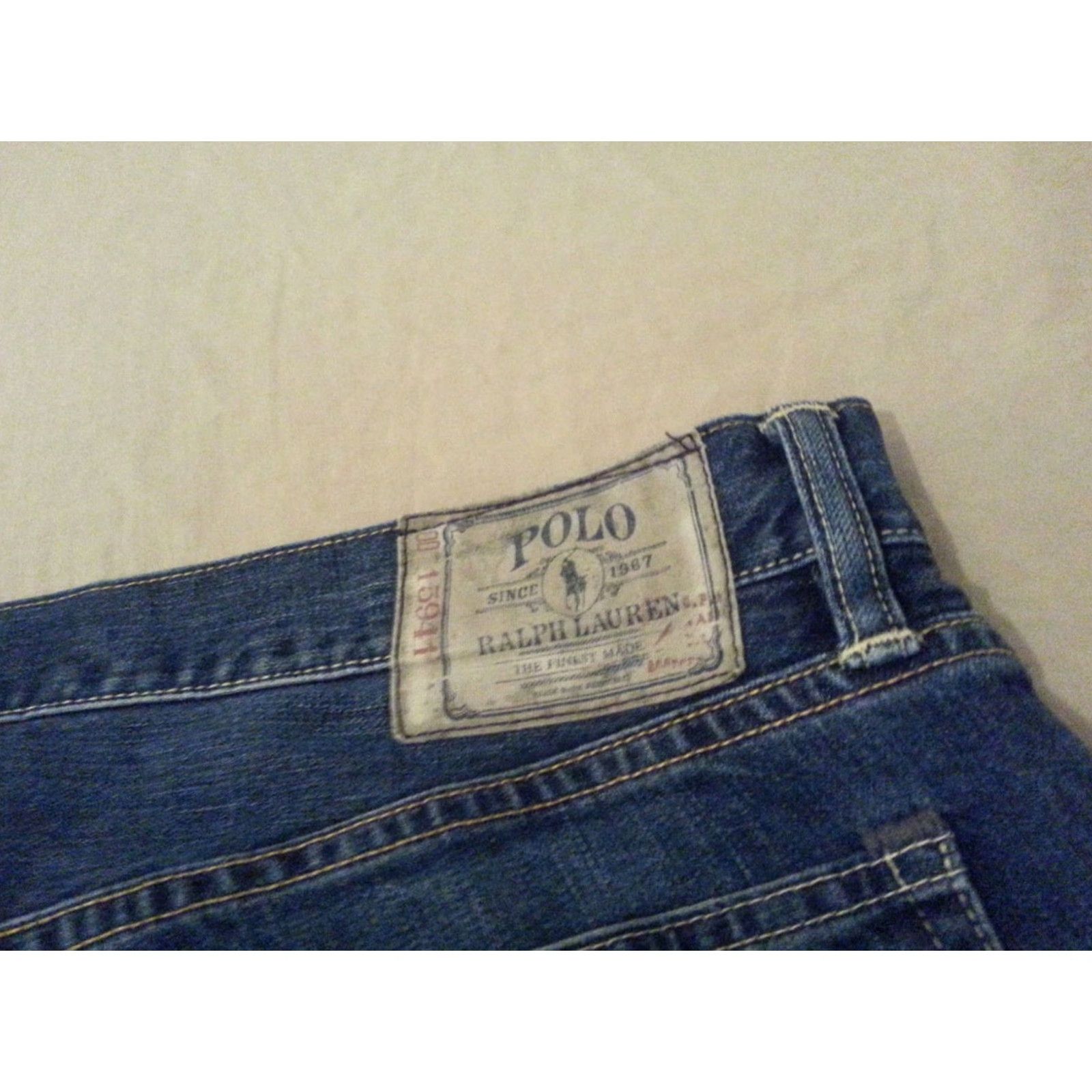 Polo Ralph Lauren Polo Ralph Lauren Jeans 36x30 Slim Straight Denim Blue 36x30 Regular Inseam 30 Mens Pants Size US M / EU 48-50 / 2 - 4 Thumbnail