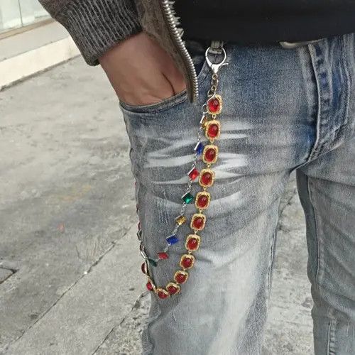 VIBE Multicolored Agate Pants Chain Size ONE SIZE - 2 Thumbnail