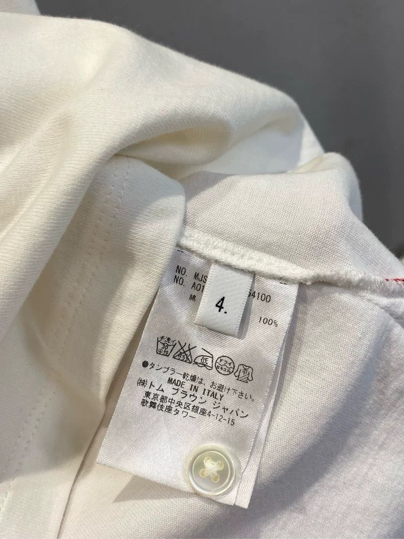Thom Browne Thom Browne White short sleeves Size US XL / EU 56 / 4 - 5 Thumbnail