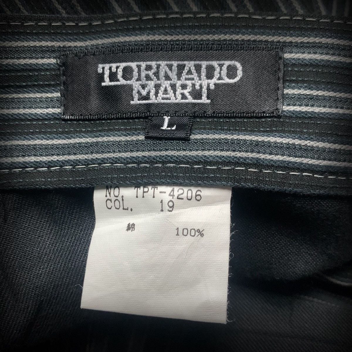 Tornado Mart Tornado Mart Super Flared Stripe Pattern Pants Size US 31 - 5 Thumbnail