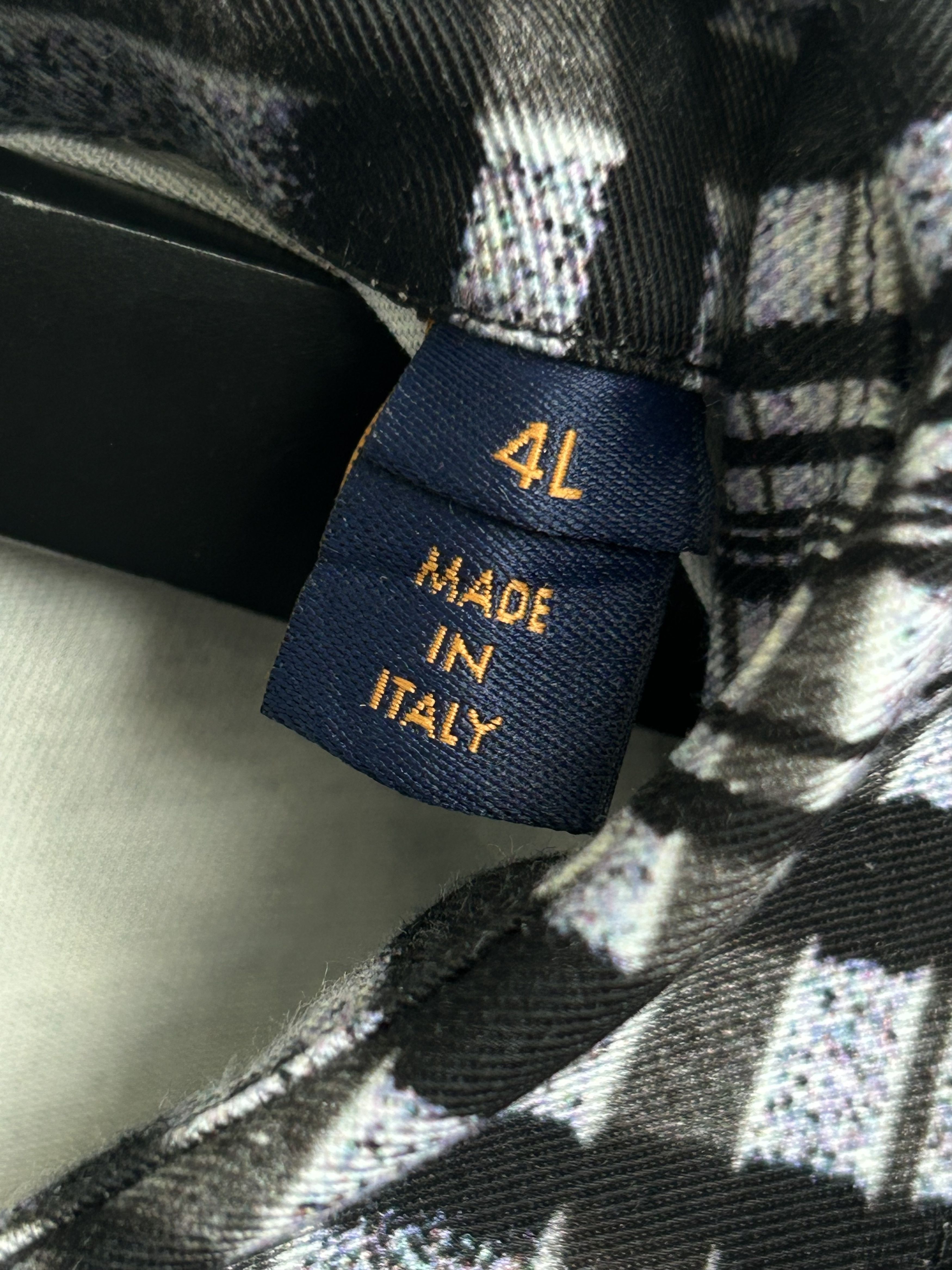 Louis Vuitton Grey & Black Plaid Blurry Vision of a Bright Future Shirt Size US XXL / EU 58 / 5 - 4 Thumbnail