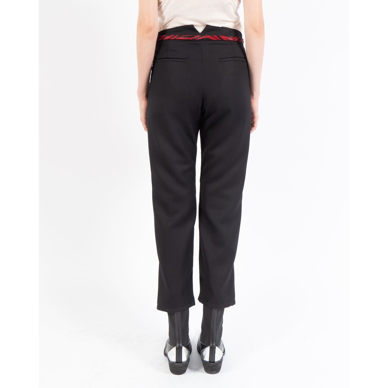 Haider Ackermann FW19 Leather Two-Tone Trousers Size 26" / US 2 / IT 38 - 4 Thumbnail