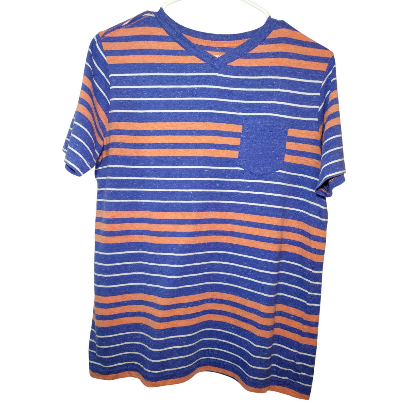 Arizona Jean Co. Arizona Jean Co. V-neck Short Sleeve Stripes T-shirt XXL Size US XXL / EU 58 / 5 - 1 Thumbnail