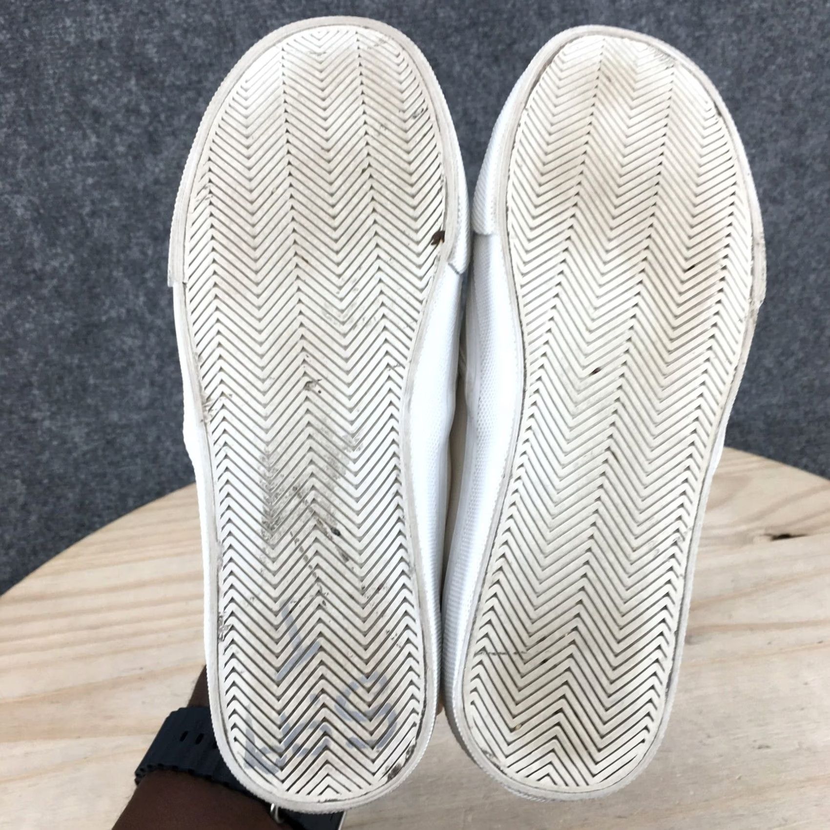 H&M H&M Divided White Leather Low Top Round Toe Slip On Sneakers Womens 36 Size M / US 6-8 / IT 42-44 - 7 Thumbnail