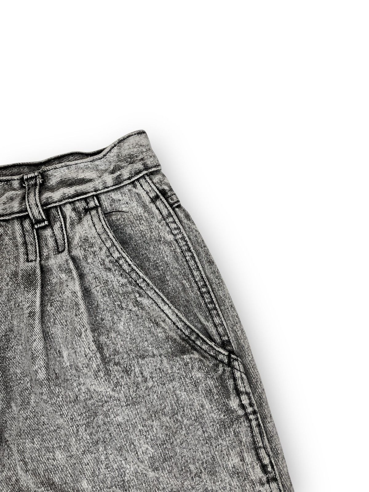 Bill Blass Bill Blass Vintage Washed Grey Denim Jeans Size US 30 / EU 46 - 3 Thumbnail