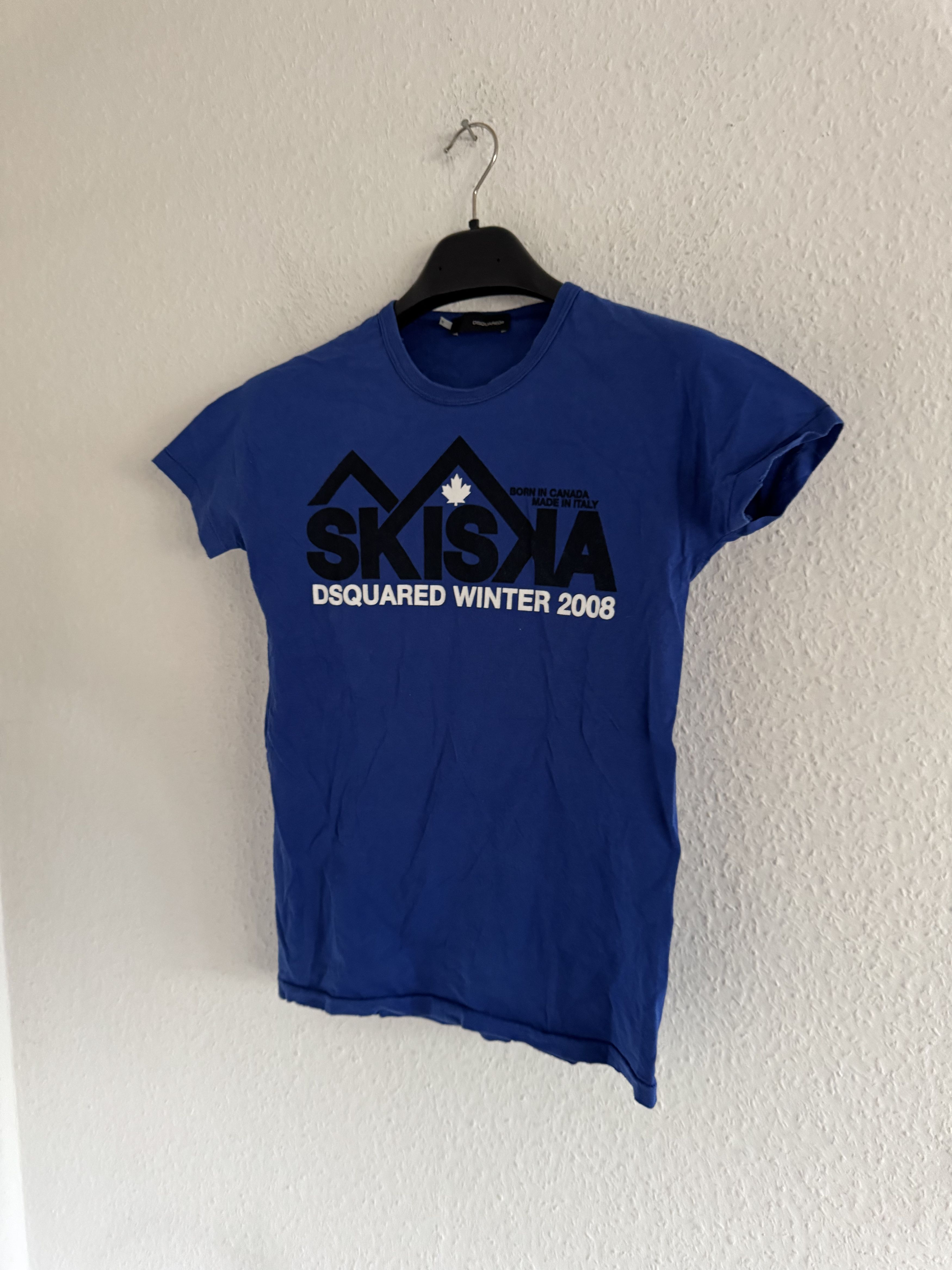 Dsquared2 SKI SKA Winter 2008 Cropped Graphic T-Shirt Size US S / EU 44-46 / 1 - 3 Thumbnail