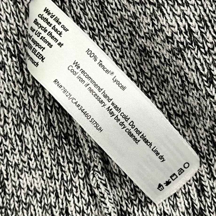 Eileen Fisher EILEEN FISHER Sweater Womens XL Gray Open Front Knit Tencel Lyocell Long Sleeve Size XL / US 12-14 / IT 48-50 - 3 Thumbnail